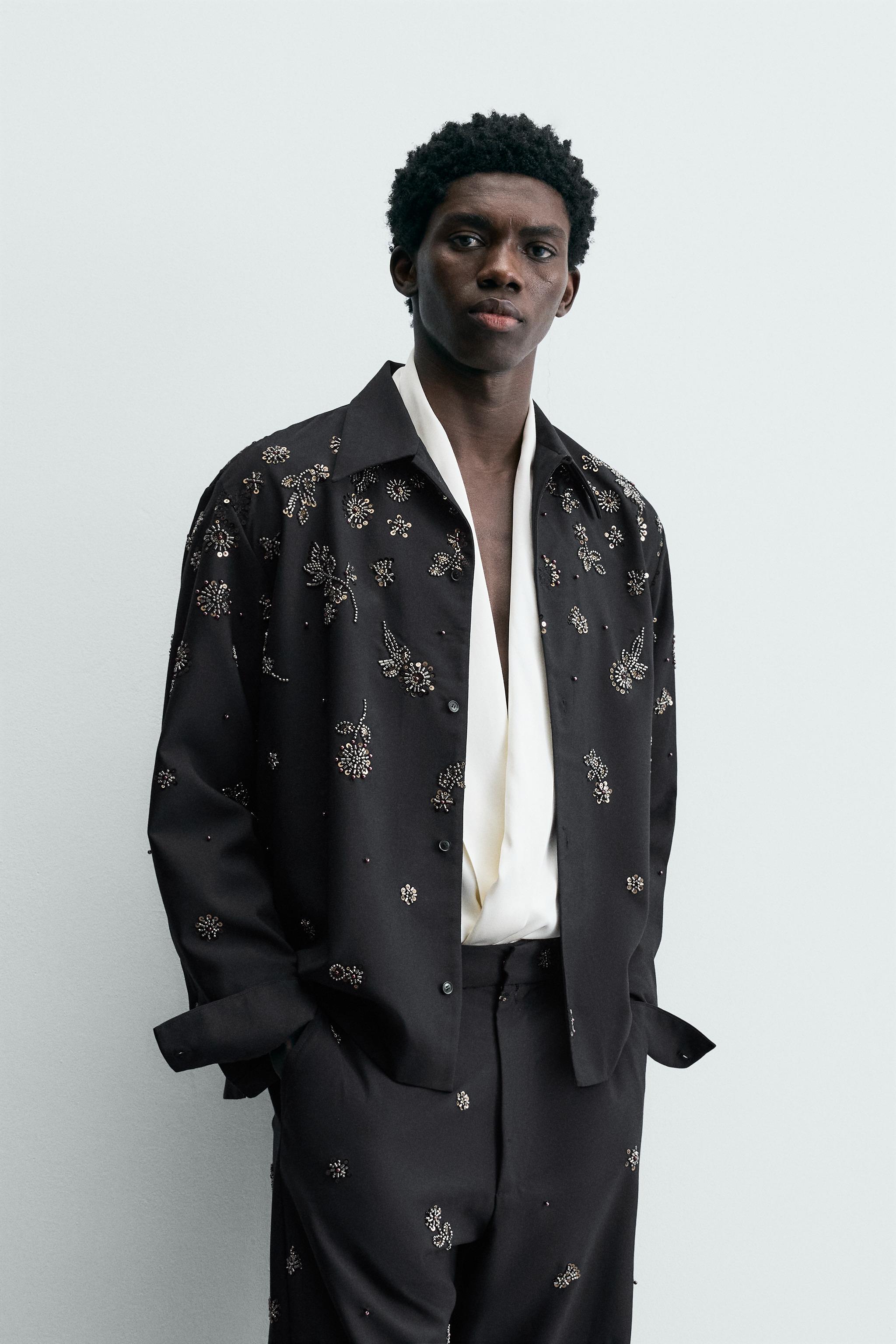 CHEMISE FLUIDE À PAILLETTES ÉDITION LIMITÉE